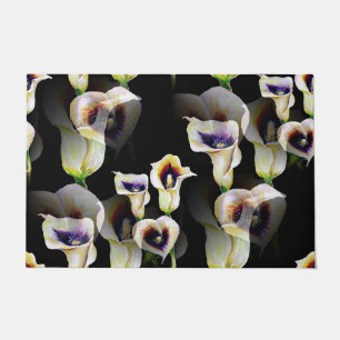 Sublime Watercolor Arum Calla Lilies Doormat