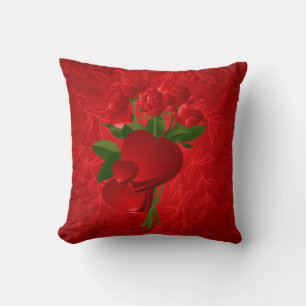 Subliminal Roses & Hearts American MoJo Pillow