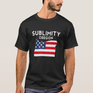 Sublimity Oregon USA State America Travel Oregonia T-Shirt