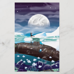 Submarine Arctic Adventure Stationery