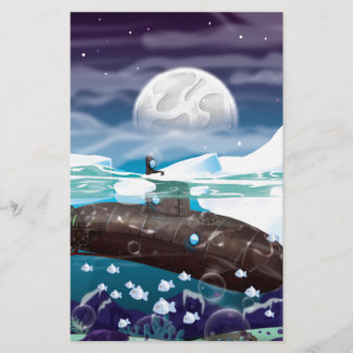 Submarine Arctic Adventure Stationery