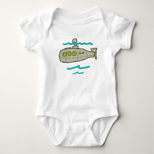 Submarine Baby Bodysuit (Front)