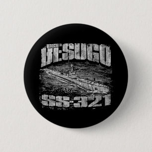 Submarine Besugo Round Button Button