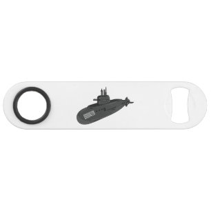 Submarine cartoon illustration