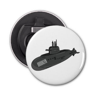 Submarine cartoon illustration bottle opener