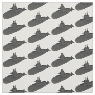 Submarine cartoon illustration fabric