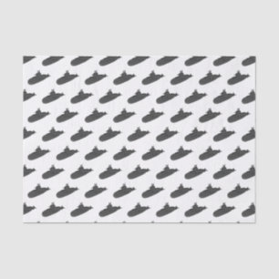Submarine cartoon illustration tissue paper