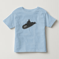 Submarine cartoon illustration