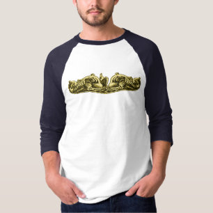 Submarine Dolphins Officer and LOUISIANA CREST T-Shirt