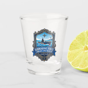 Submarine Force Library and Museum USA Shot Glass