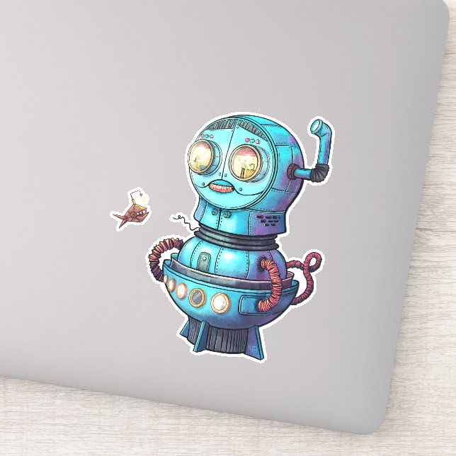Submarine Matryoshka Sticker (Detail)