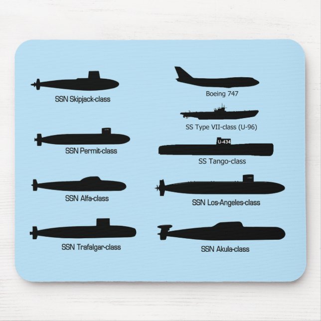 submarine mouse mat (Front)