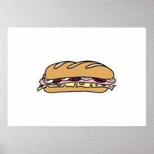 Submarine Sandwich Poster