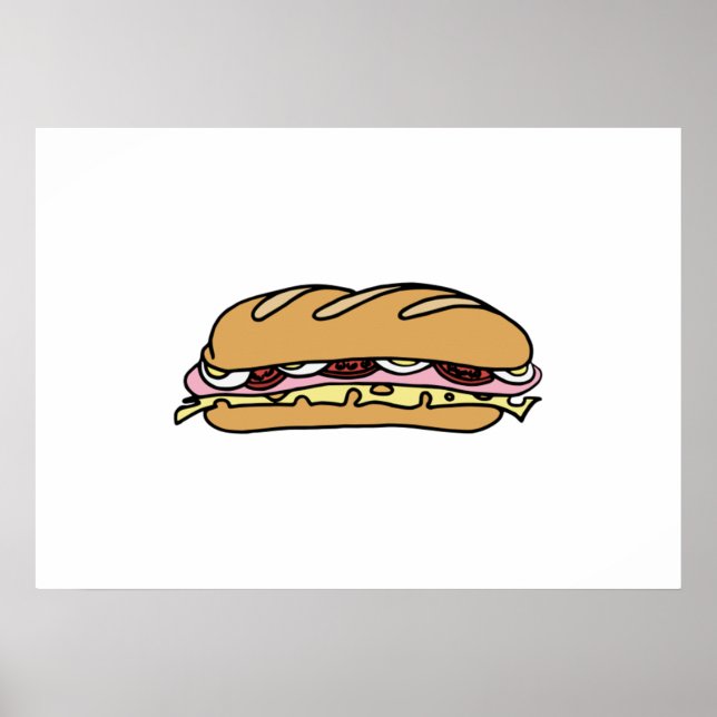 Submarine Sandwich Poster (Front)