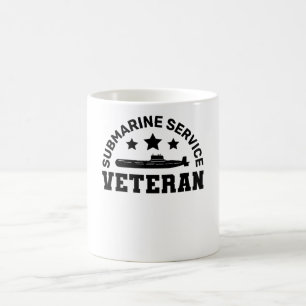 Submarine Service Veteran - Military Design Coffee Mug
