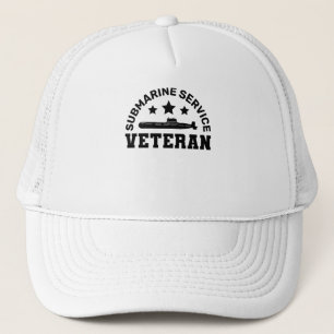 Submarine Service Veteran - Military Design Trucker Hat