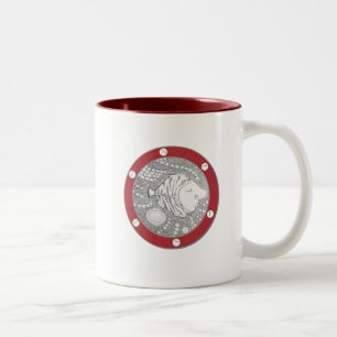 Submarine Sleepy Bignose Mug (Maroon)