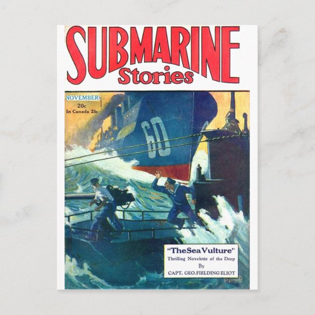 Submarine Stories Postcard (Front)