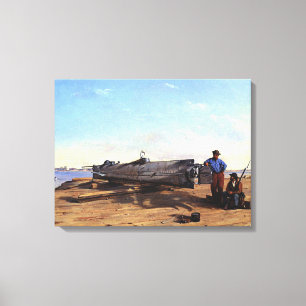 Submarine Torpedo Boat HL Hunley C Chapman 1863 Canvas Print