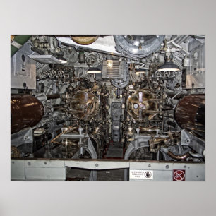 Submarine Torpedo Room - Pearl Harbor Poster