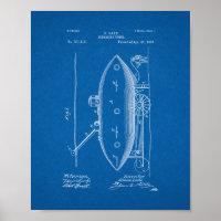 Submarine Vessel Patent - Blueprint