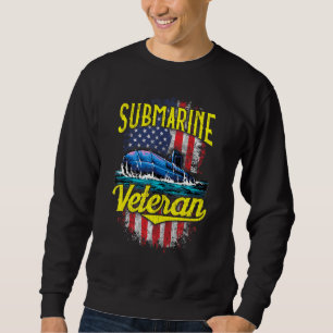 Submarine Veteran Retired Submariner Us Silent Ser Sweatshirt