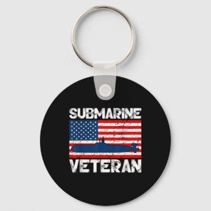 Submarine Veteran War Sub Underwater Craft Soldier Key Ring