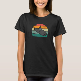 submariner underwater sea ships boat periscope sub T-Shirt