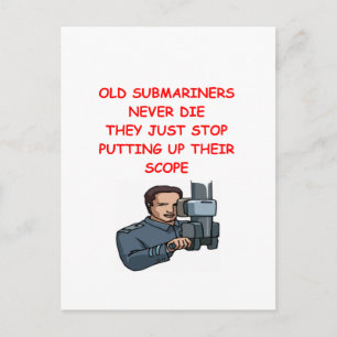 SUBmariners never die Postcard