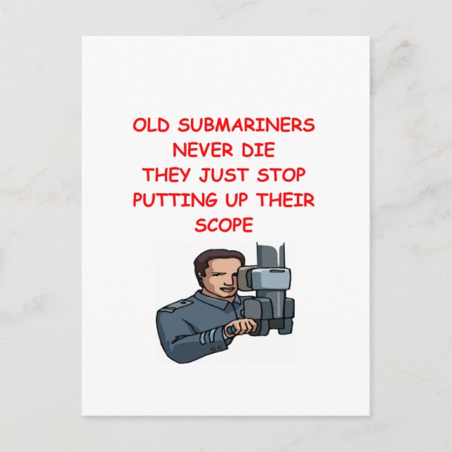 SUBmariners never die Postcard (Front)