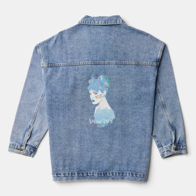 Submerged Beauty Denim Jacket (Back)