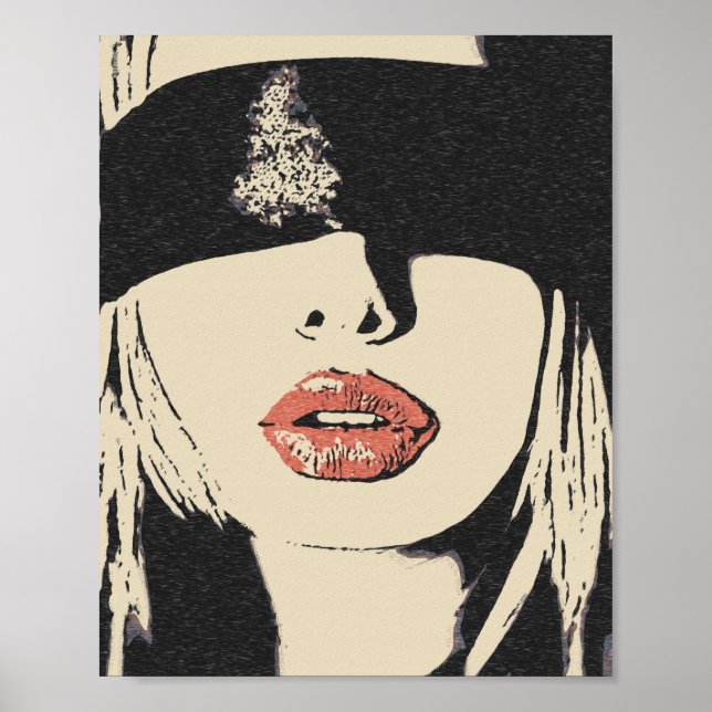 Submission is her way of life, beautiful blonde poster (Front)