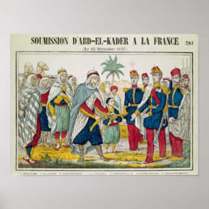 Submission of Abd el-Kader  to Henri d'Orleans Poster