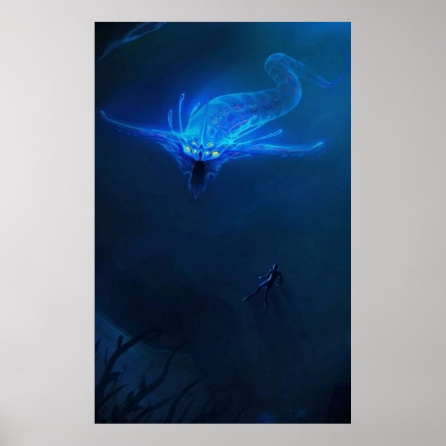 Subnautica Leviathan Poster (Front)