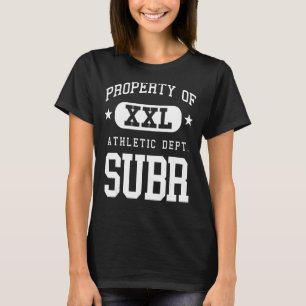 SUBR XXL Athletic School Property T-Shirt