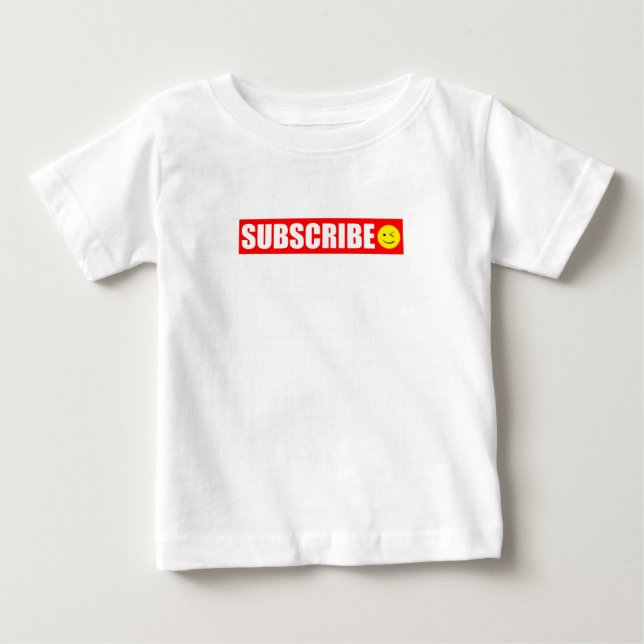 Subscribe Baby T-Shirt (Front)