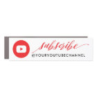 Subscribe Modern YouTube Social Media