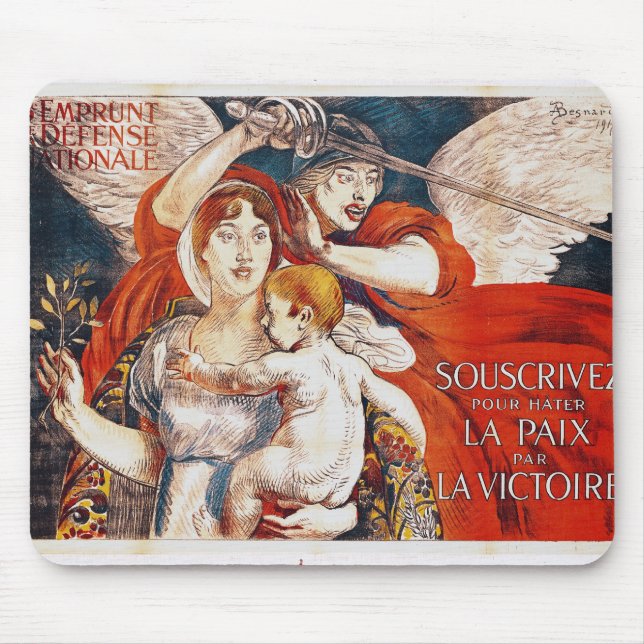 Subscribe to Hasten Peace by Victory' Mouse Mat (Front)