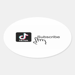 subscribe to my Tiktok channel sticker