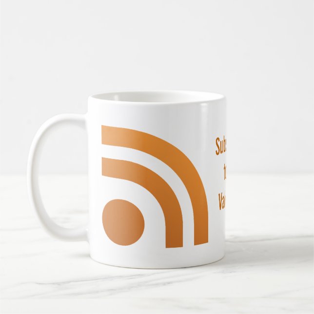 Subscribed Your Valentines Heart Dot Mug (Left)