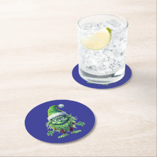 subservient round paper coaster