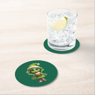 subservient round paper coaster