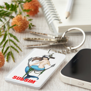 SUBSIM Mermaid/Tonnage Key Chain