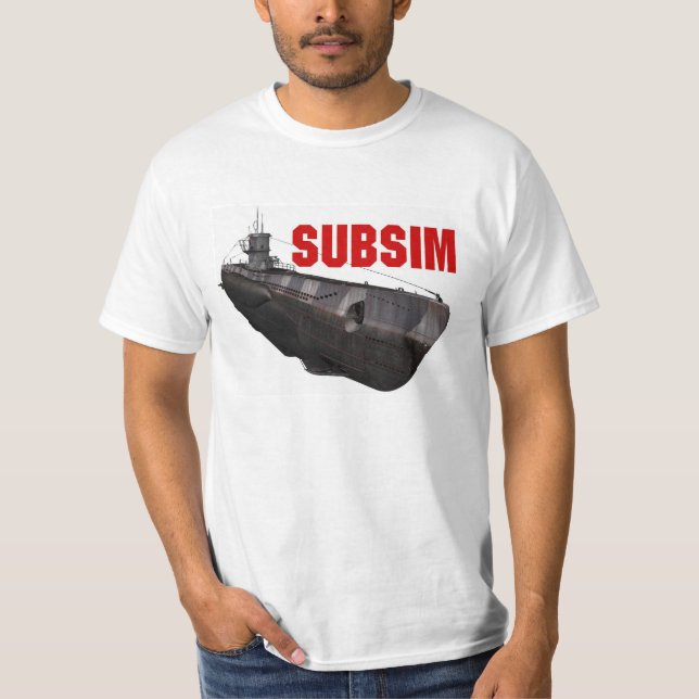 SUBSIM U-Boat T-shirt -  Men's (Front)