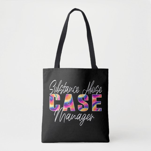 Substance Abuse Case Manager Tote Bag (Front)