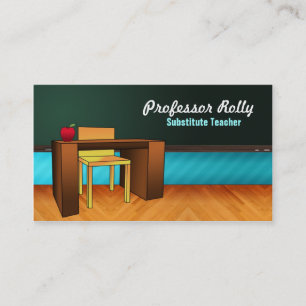 Substitute Teacher Business Cards