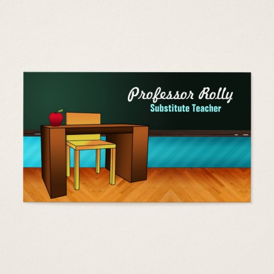 Substitute Teacher Business Cards
