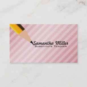 Substitute Teacher Business Cards