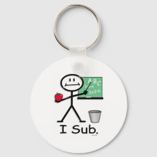 Substitute Teacher Key Ring