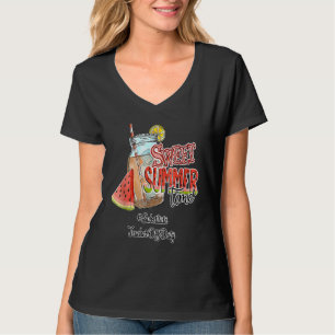 Substitute Teacher Off Duty Summer Break Sweet Sum T-Shirt
